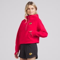 Chicago Blackhawks lululemon Women's Scuba Oversized Half-Zip Hoodie Sale