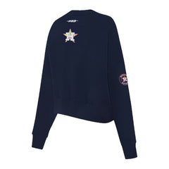 Houston Astros Pro Standard Women's Game Day Classics Crewneck Pullover Sweatshirt | MLB For sale