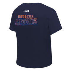 Houston Astros Pro Standard Women's Game Day Classics Baby Doll Cropped T-Shirt | MLB Sale