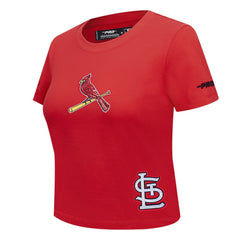St. Louis Cardinals Pro Standard Women's Game Day Classics Baby Doll Cropped T-Shirt | MLB Sale