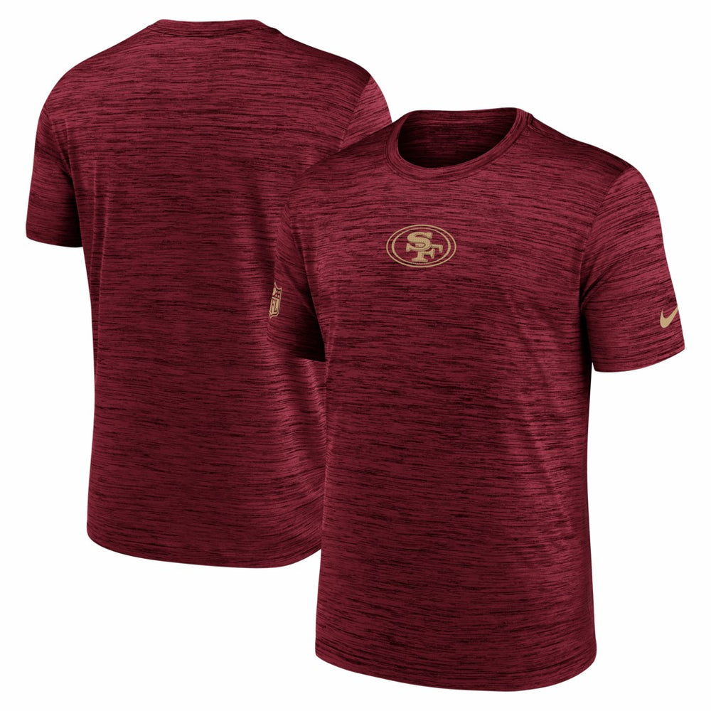 San Francisco 49ers Nike Big & Tall Sideline Velocity Performance T-Shirt