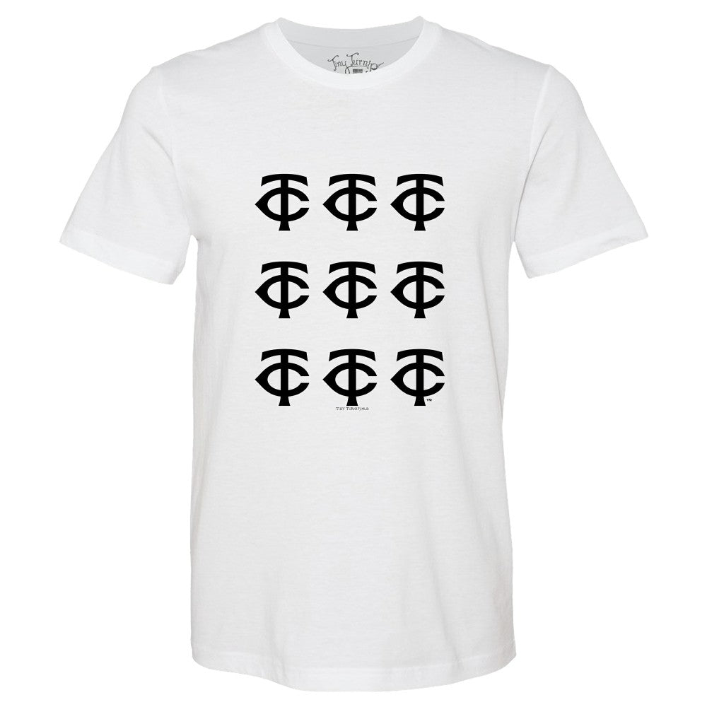 Minnesota Twins Tiny Turnip Women's Logo Grid T-Shirt | MLB For sale