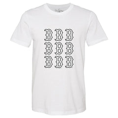 Boston Red Sox Tiny Turnip Women's Logo Grid T-Shirt | MLB Shop