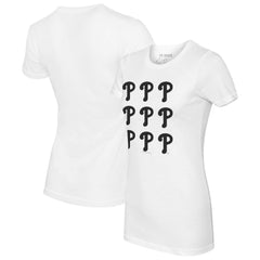 Philadelphia Phillies Tiny Turnip Women's Logo Grid T-Shirt | MLB On Sale