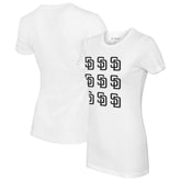 San Diego Padres Tiny Turnip Women's Logo Grid T-Shirt | MLB Online