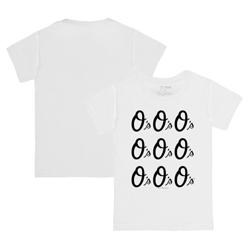 Baltimore Orioles Tiny Turnip Youth Logo Grid T-Shirt | MLB US