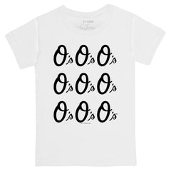 Baltimore Orioles Tiny Turnip Youth Logo Grid T-Shirt | MLB US