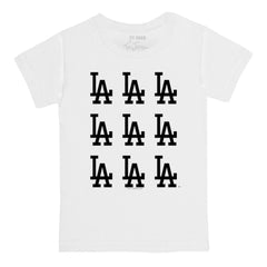 Los Angeles Dodgers Tiny Turnip Youth Logo Grid T-Shirt | MLB Near me
