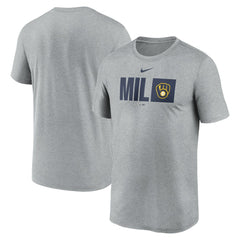 Milwaukee Brewers Nike Tricode Legend Performance T-Shirt | MLB Sale