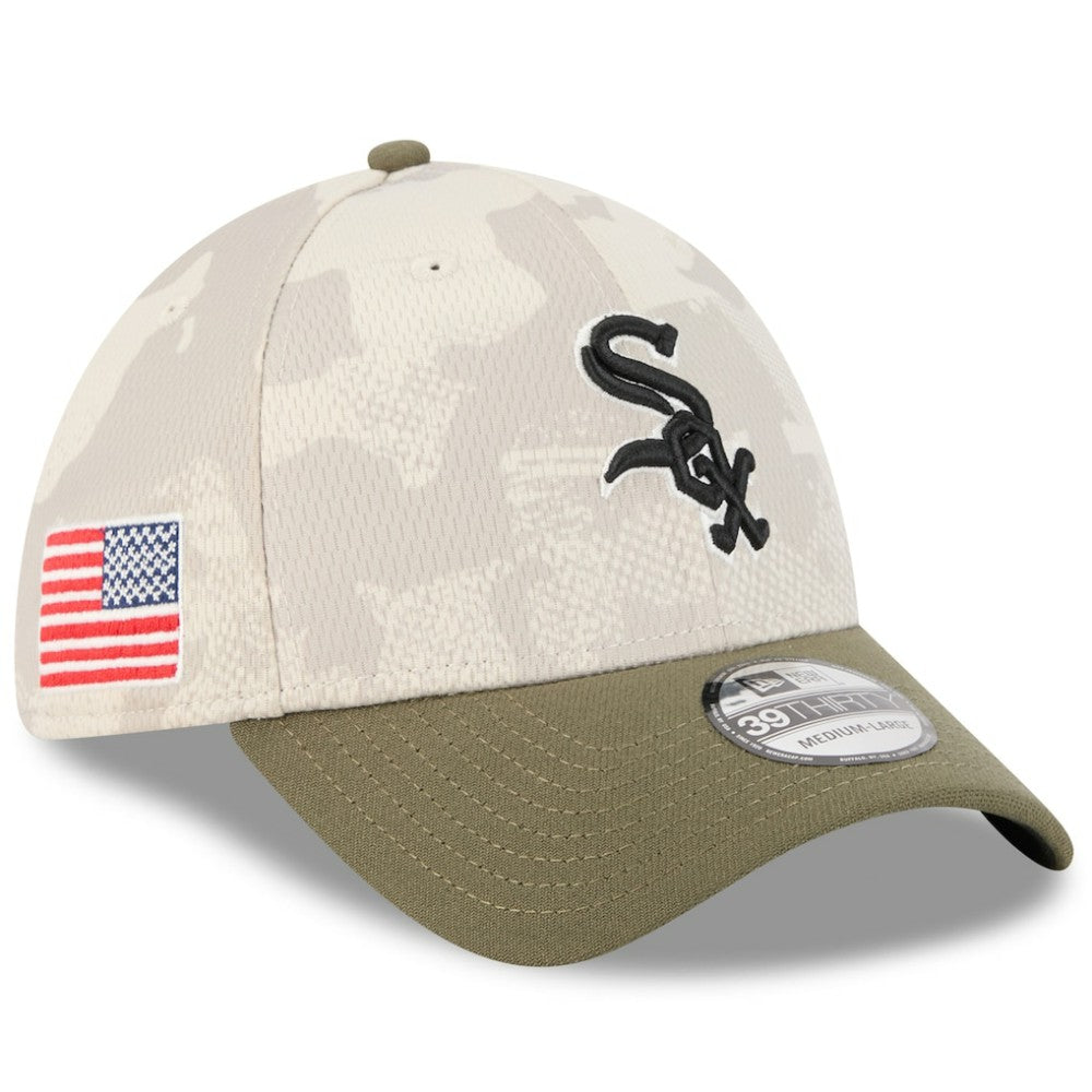Chicago White Sox New Era 2025 Armed Forces Day 39THIRTY Flex Hat | MLB Near me