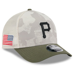 Pittsburgh Pirates New Era 2025 Armed Forces Day 9FORTY M-Crown A-Frame Adjustable Hat | MLB For sale