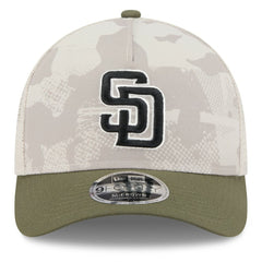 San Diego Padres New Era 2025 Armed Forces Day 9FORTY M-Crown A-Frame Adjustable Hat | MLB New