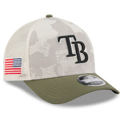 Tampa Bay Rays New Era 2025 Armed Forces Day 9FORTY M-Crown A-Frame Adjustable Hat | MLB US