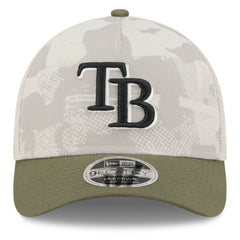 Tampa Bay Rays New Era 2025 Armed Forces Day 9FORTY M-Crown A-Frame Adjustable Hat | MLB US
