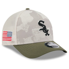 Chicago White Sox New Era 2025 Armed Forces Day 9FORTY M-Crown A-Frame Adjustable Hat | MLB New