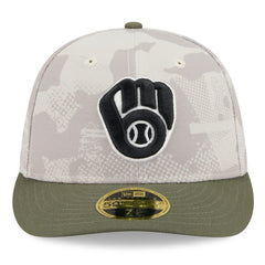 Milwaukee Brewers New Era 2025 Armed Forces Day Low Profile 59FIFTY Fitted Hat | MLB Shop