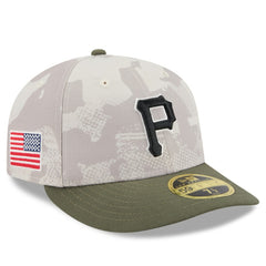 Pittsburgh Pirates New Era 2025 Armed Forces Day Low Profile 59FIFTY Fitted Hat | MLB For sale