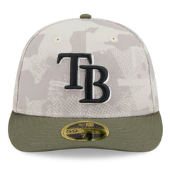 Tampa Bay Rays New Era 2025 Armed Forces Day Low Profile 59FIFTY Fitted Hat | MLB For sale
