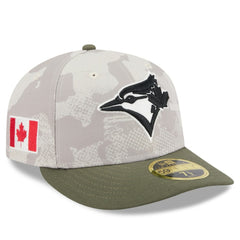 Toronto Blue Jays New Era 2025 Armed Forces Day Low Profile 59FIFTY Fitted Hat | MLB For sale