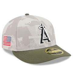 Los Angeles Angels New Era 2025 Armed Forces Day Low Profile 59FIFTY Fitted Hat | MLB For sale