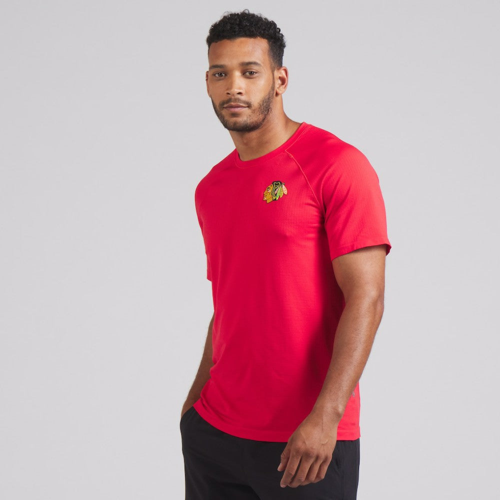 Chicago Blackhawks lululemon Metal Vent Tech Short-Sleeve Shirt For Sale