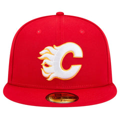 Calgary Flames New Era Core 59FIFTY Fitted Hat Outlet