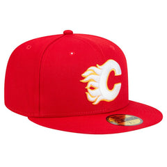Calgary Flames New Era Core 59FIFTY Fitted Hat Outlet