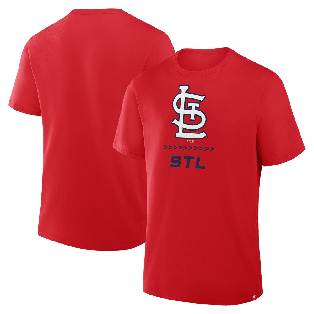 St. Louis Cardinals Fanatics Clubhouse Legacy Side Swipe T-Shirt | MLB New