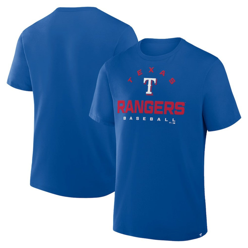 Texas Rangers Fanatics Clubhouse Legacy Primary Play T-Shirt | MLB Outlet