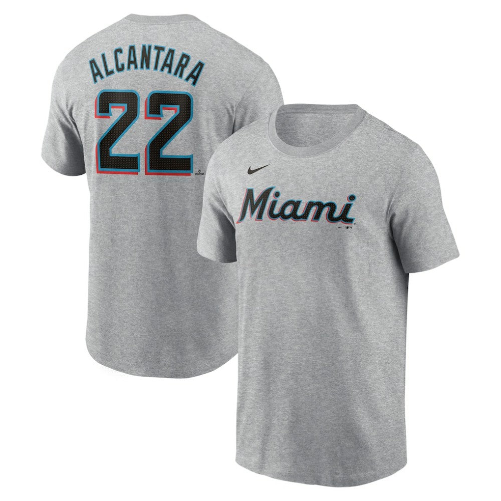 Sandy Alcantara Miami Marlins Nike Fuse Name & Number T-Shirt | MLB Discount