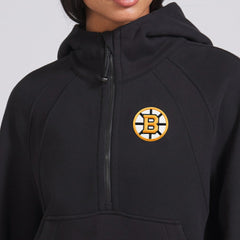 Boston Bruins lululemon Women's Scuba Oversized Half-Zip Hoodie For Sale