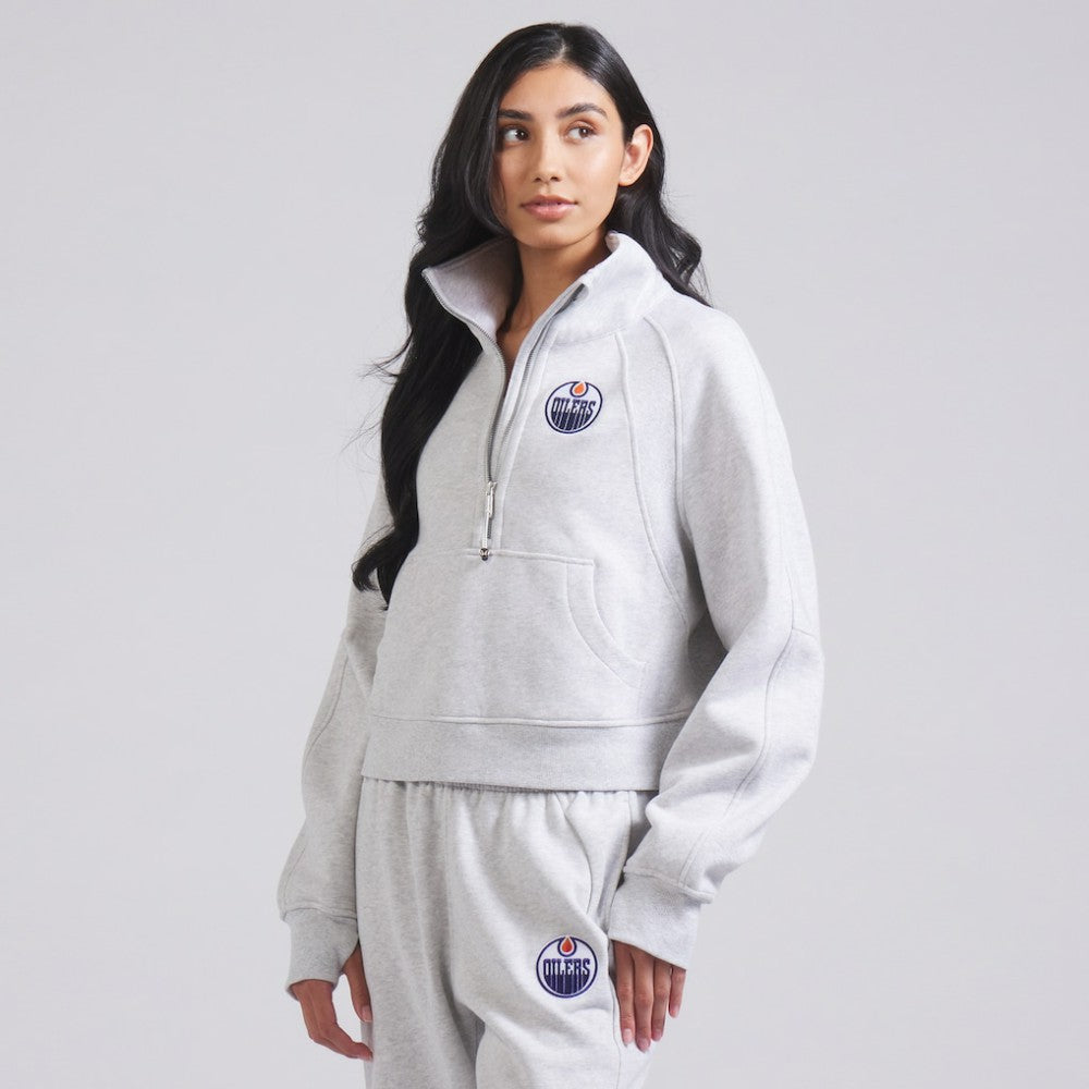 Edmonton Oilers lululemon Women's Scuba Oversized Half Zip Top Sale