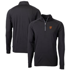 Baltimore Orioles Cutter & Buck Big & Tall Adapt Eco Knit Stretch Recycled Quarter-Zip Pullover Top | MLB New