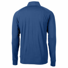 Atlanta Braves Cutter & Buck Big & Tall Adapt Eco Knit Stretch Recycled Quarter-Zip Pullover Top | MLB For sale