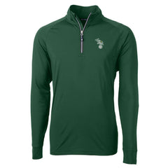 Athletics Cutter & Buck Stomper Adapt Eco Knit Stretch Recycled Quarter-Zip Pullover Top | MLB Discount