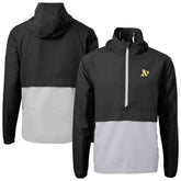 Athletics Cutter & Buck Charter Eco Recycled Half-Zip Anorak Jacket | MLB New
