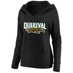 Jacksonville Jaguars Mitchell & Ness Women's Plus Size Retro Logo Pullover Hoodie