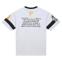 Pittsburgh Pirates Mitchell & Ness Cooperstown Collection Team Origins Premium T-Shirt | MLB On Sale