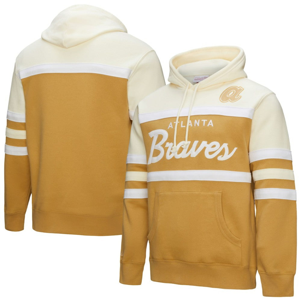 Atlanta Braves Mitchell & Ness Head Coach Pullover Hoodie | MLB On Sale