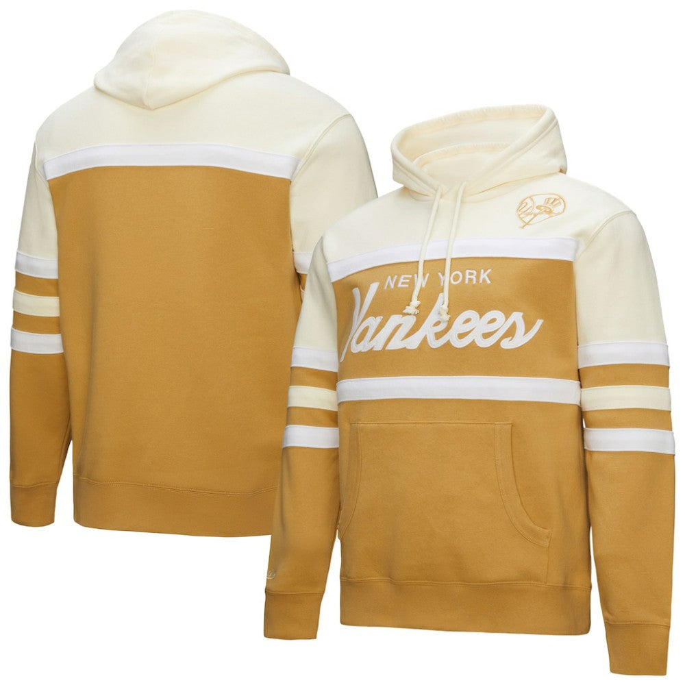 New York Yankees Mitchell & Ness Head Coach Pullover Hoodie | MLB New