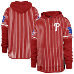 Philadelphia Phillies '47 Pinstripe Double Header Pullover Hoodie | MLB Online