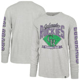 Colorado Rockies '47 Fair Ball Franklin Long Sleeve T-Shirt | MLB Outlet
