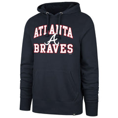 Atlanta Braves '47 Velocity Headline Pullover Hoodie | MLB Sale