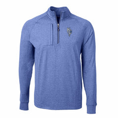 Kansas City Royals Cutter & Buck Adapt Eco Knit Heather Quarter-Zip Pullover Top | MLB Shop