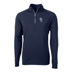 Kansas City Royals Cutter & Buck Adapt Eco Knit Stretch Recycled Quarter-Zip Pullover Top | MLB Sale