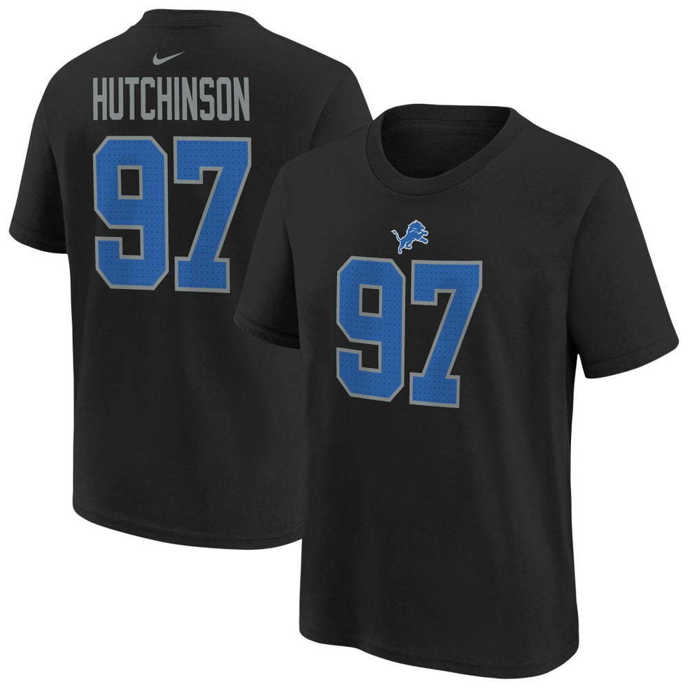 Detroit Lions Nike Aidan Hutchinson Player Name & Number T-Shirt