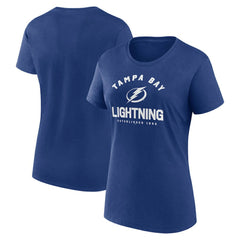 Tampa Bay Lightning Logo Athletic Women's Unrivaled T-Shirt Sale