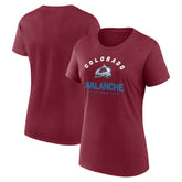 Colorado Avalanche Logo Athletic Women's Unrivaled T-Shirt Sale