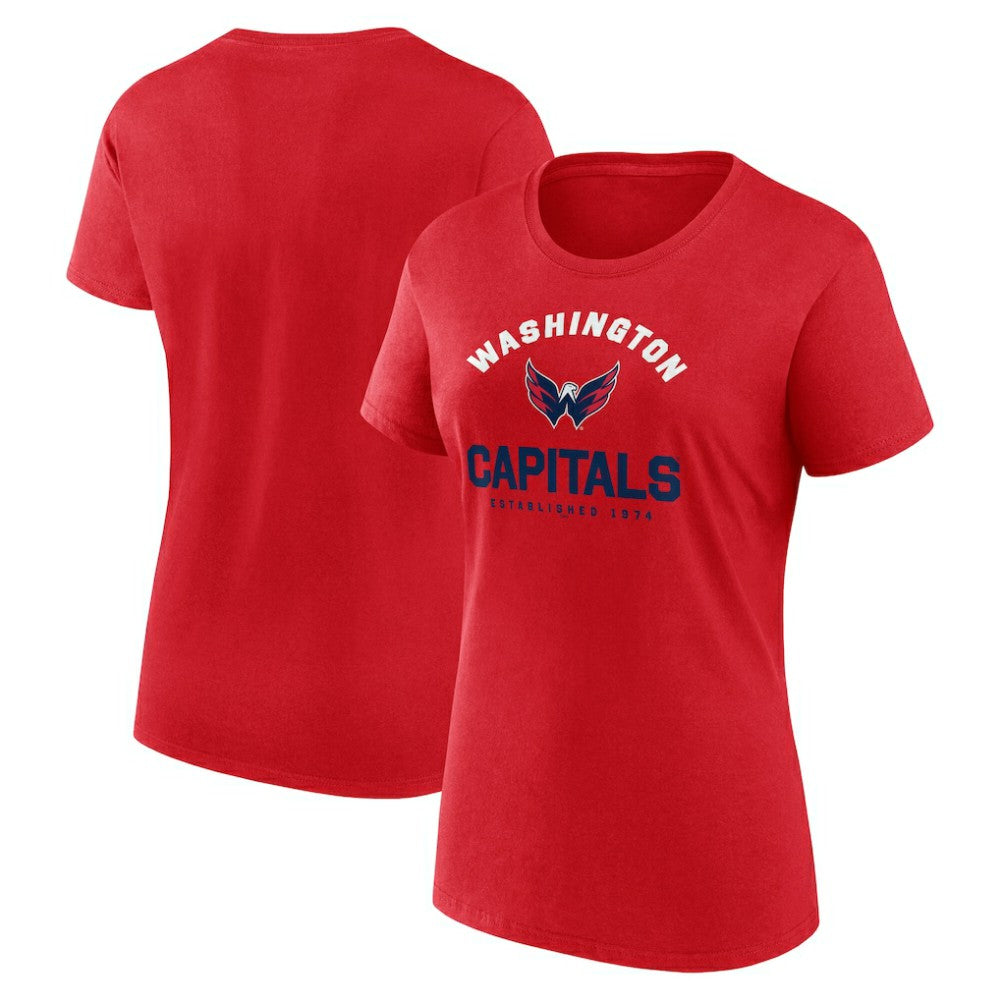 Washington Capitals Logo Athletic Women's Unrivaled T-Shirt Discount