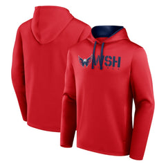 Washington Capitals Logo Athletic Head Start Pullover Hoodie Outlet